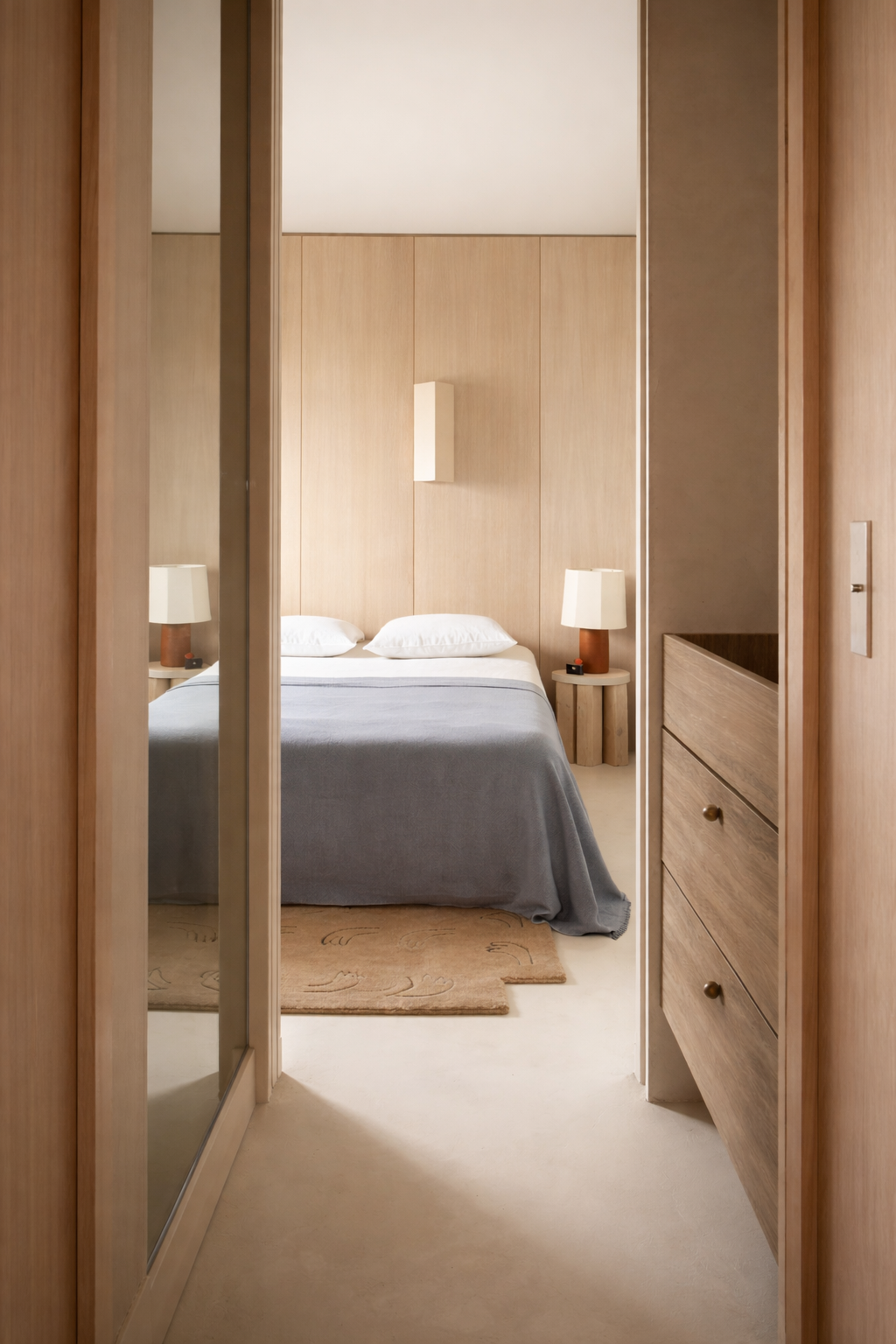 Suite parentale épurée – architecture intérieure contemporaine