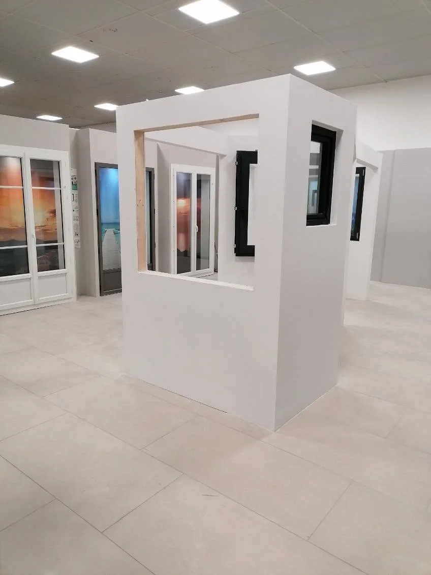 Agencement d'espaces commerciaux