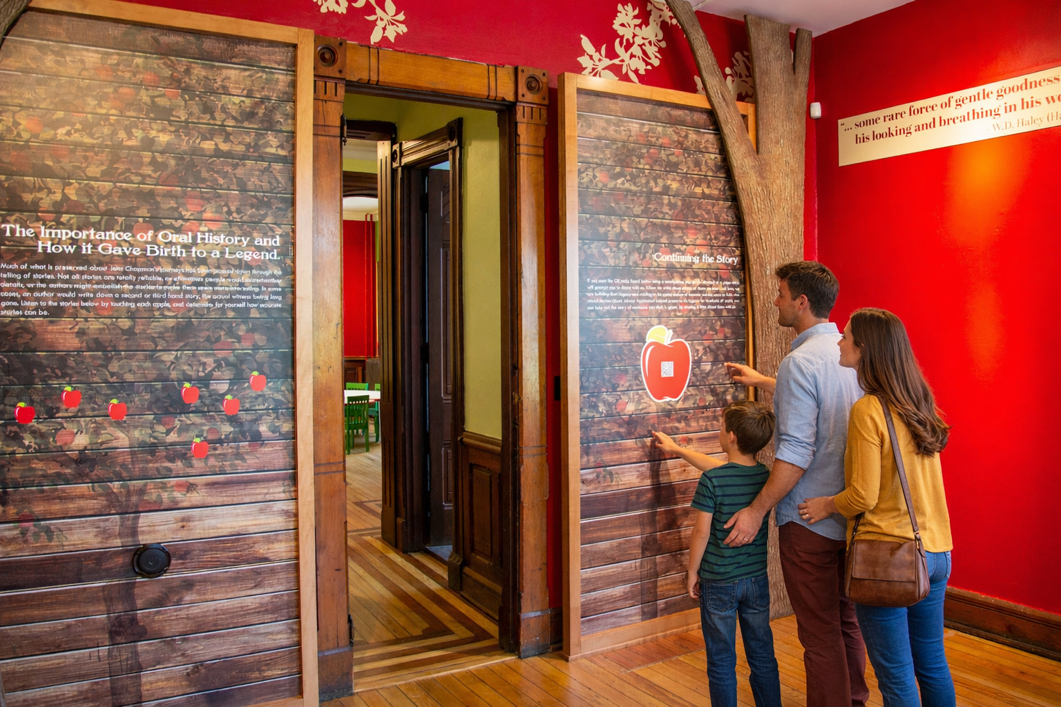 Johnny Appleseed Museum Tour with family