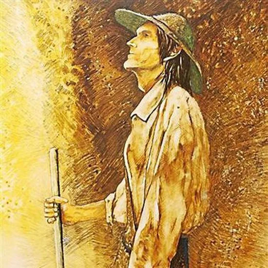 Image of Johnny Appleseed from the Museum in Urbana Ohio