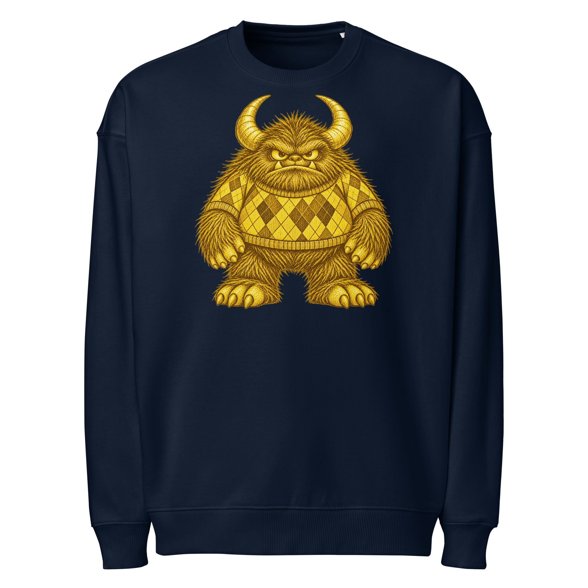 unisex-organic-oversized-raddler-2.0-sweatshirt-french-navy-front-6ad0e9eeb5ec4.png