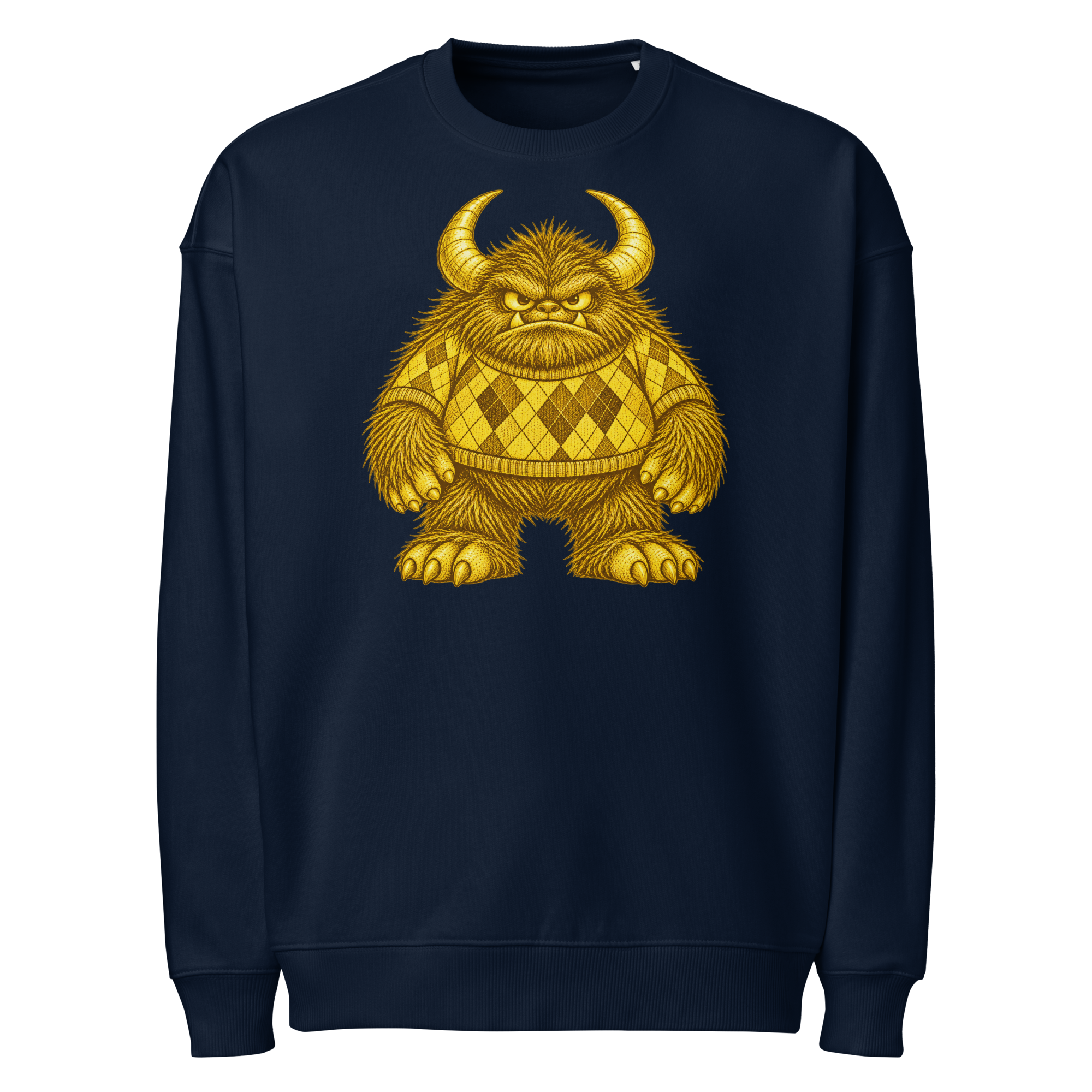 unisex-organic-oversized-raddler-2.0-sweatshirt-french-navy-front-6ad13bcf21def.png