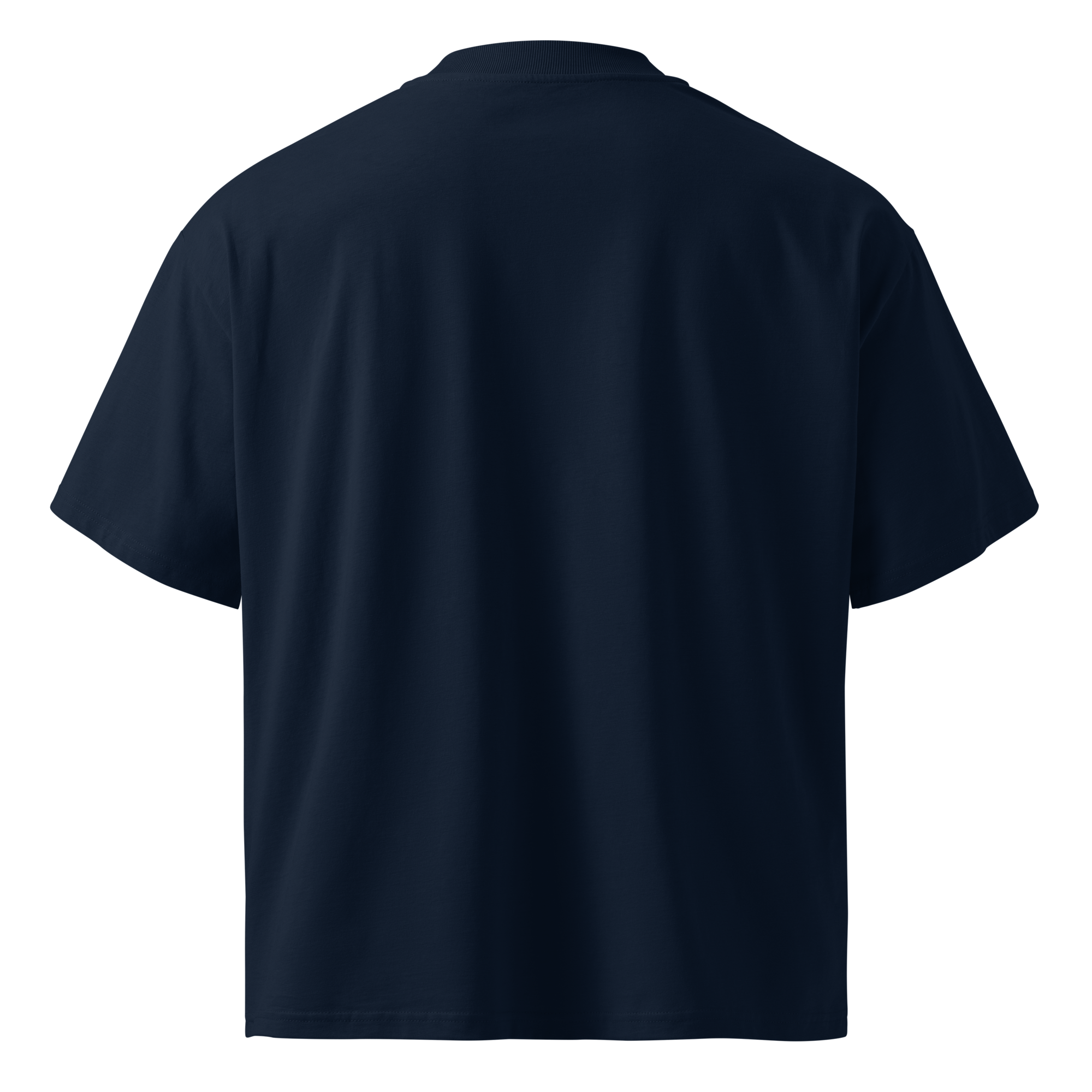 unisex-organic-oversized-high-neck-blaster-2.0-t-shirt-french-navy-back-6ad2aaaaa973a.png