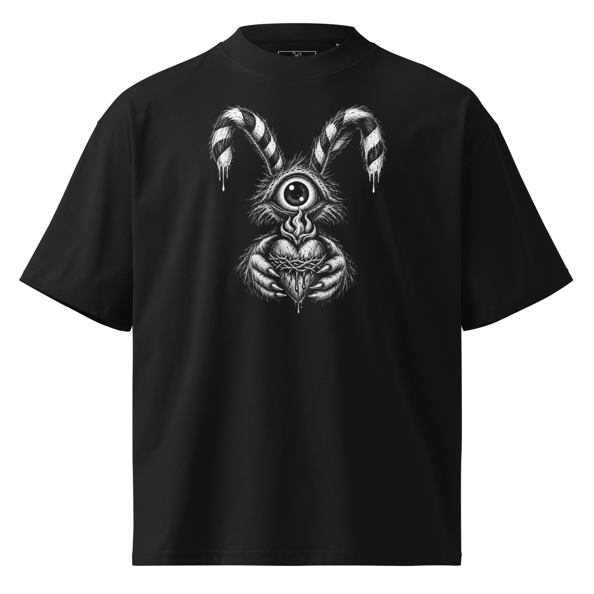 unisex-organic-oversized-high-neck-blaster-2.0-t-shirt-black-front-6ad39619af60b.png