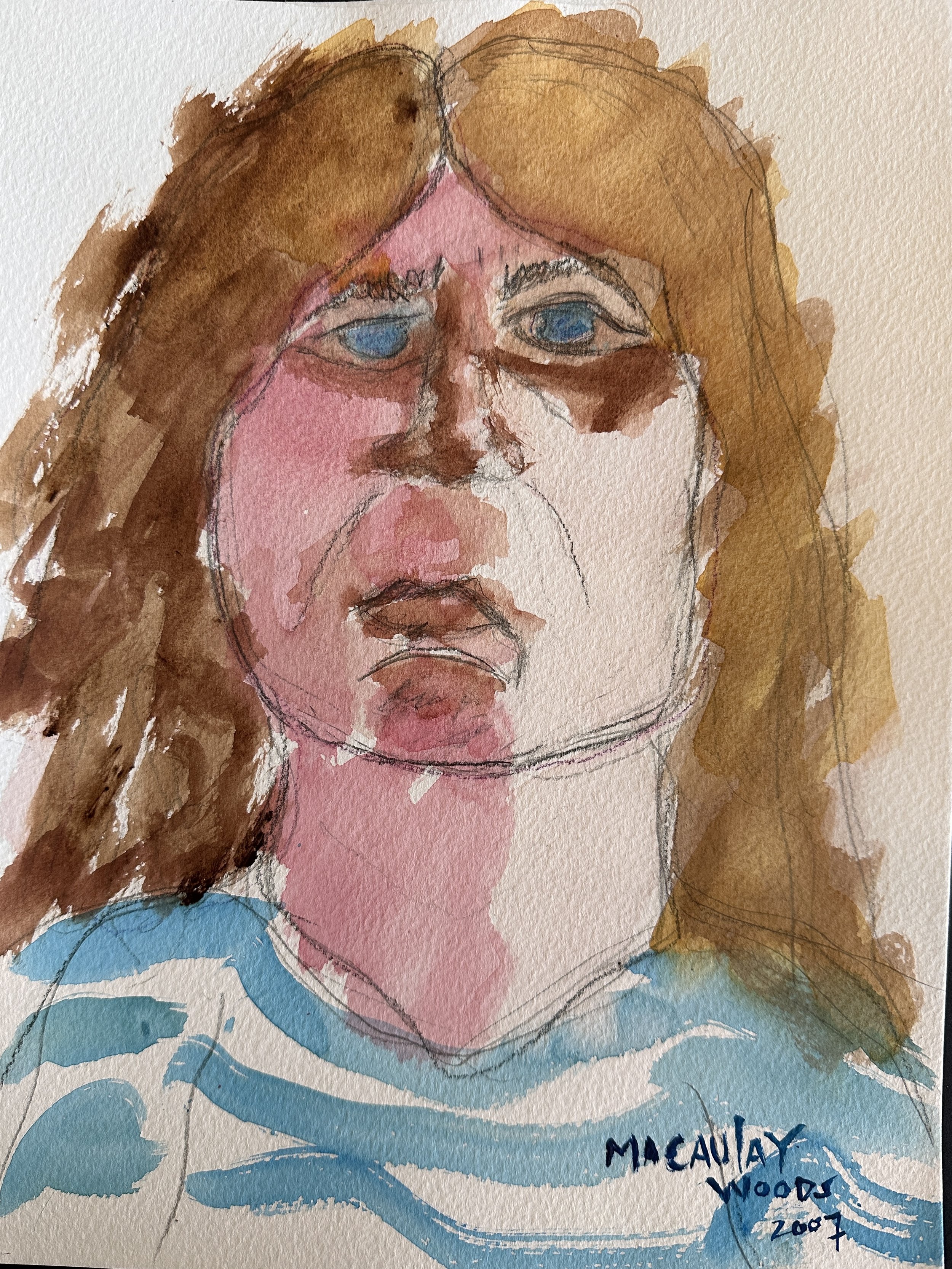 Woman, Putnam street life drawing class, ©Macaulay Woods 2008