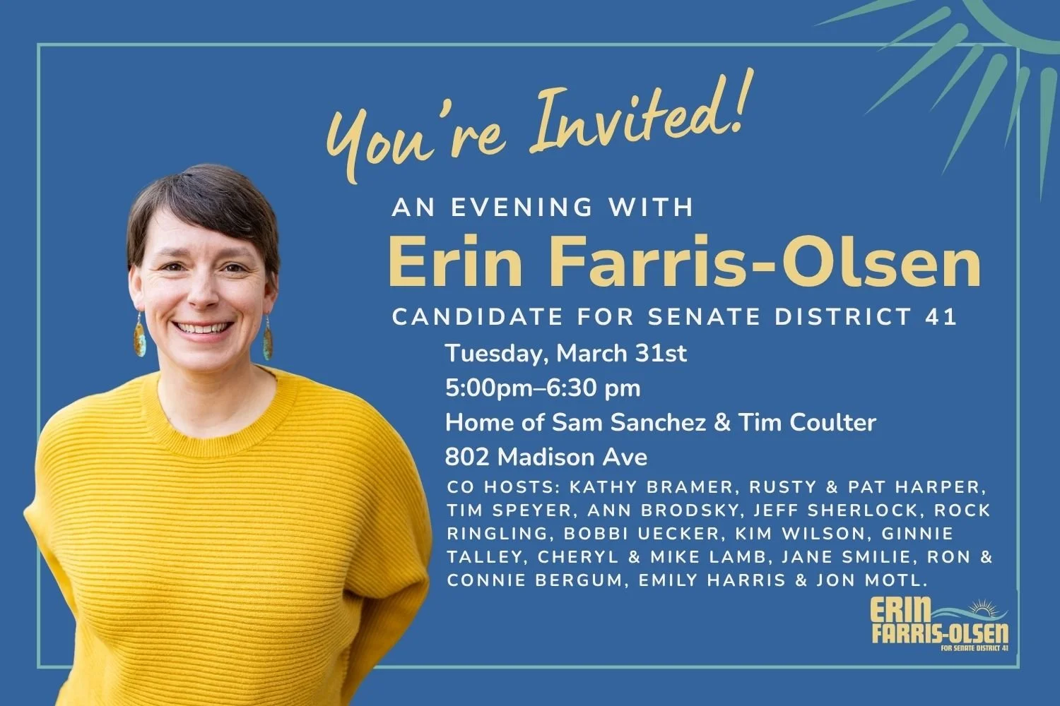 An Evening with Erin Farris-Olsen