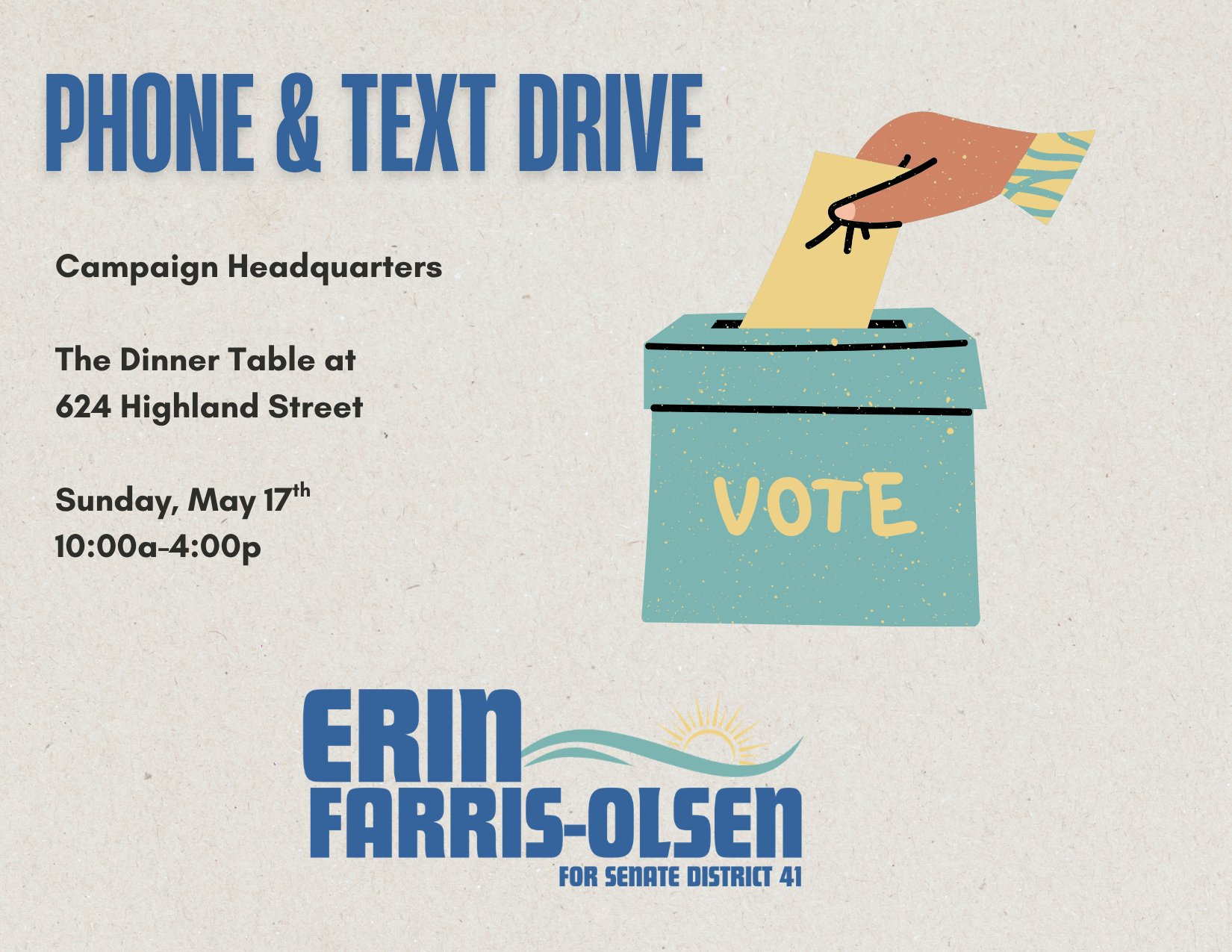 Phone & Text Bank