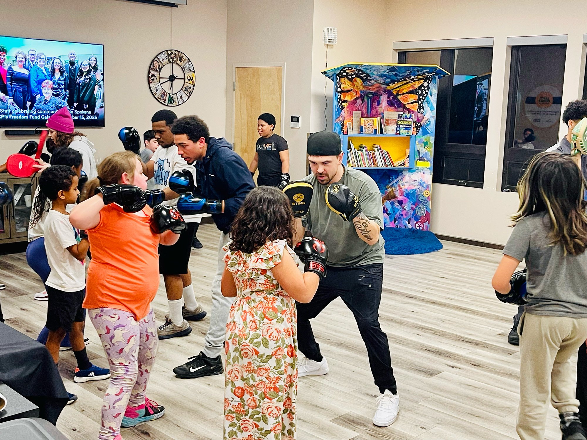 Youth Boxing at the Carl Maxey Center.