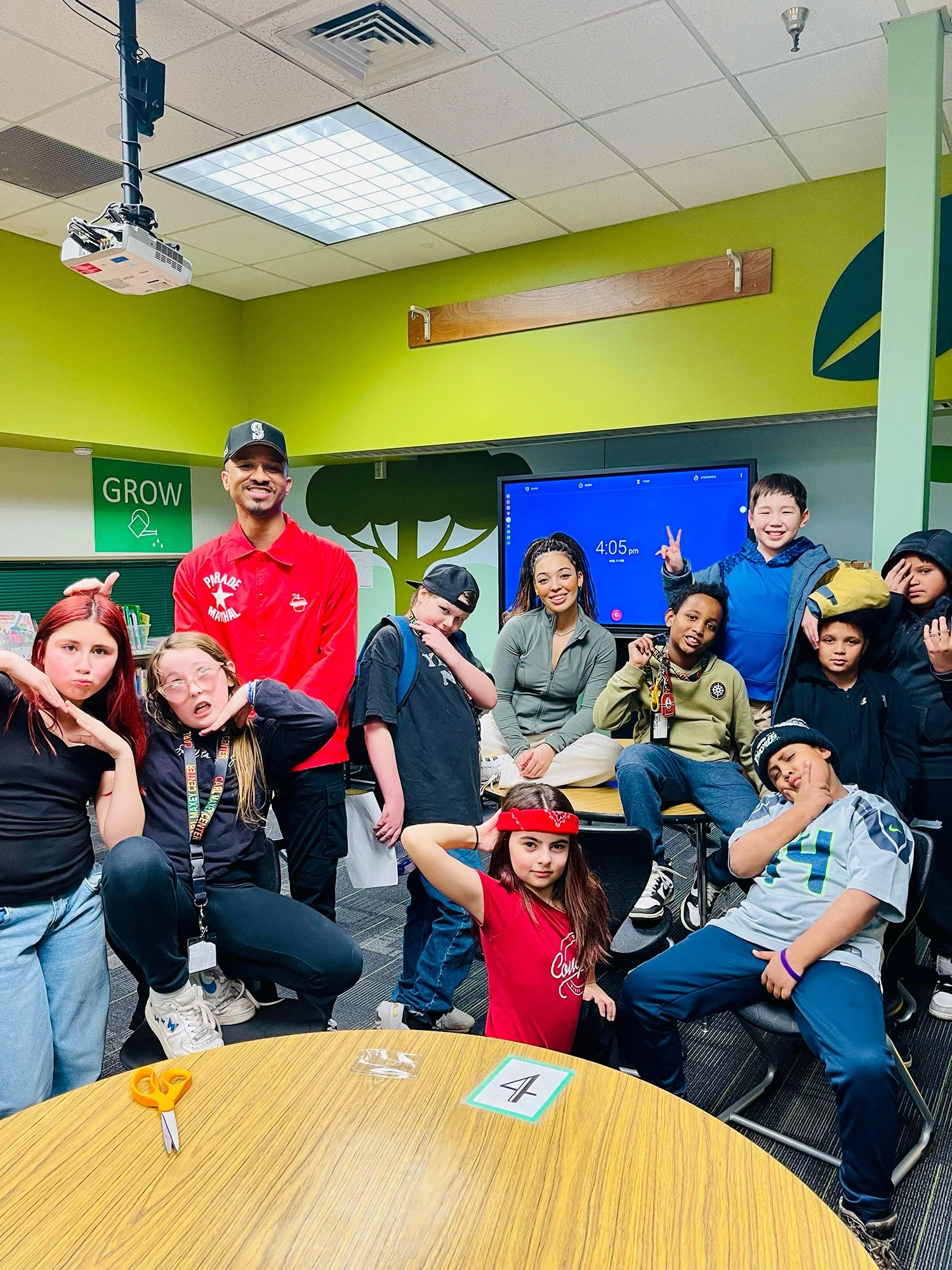 The Carl Maxey Center supporting Frances Scott Elementary's Success Club. 