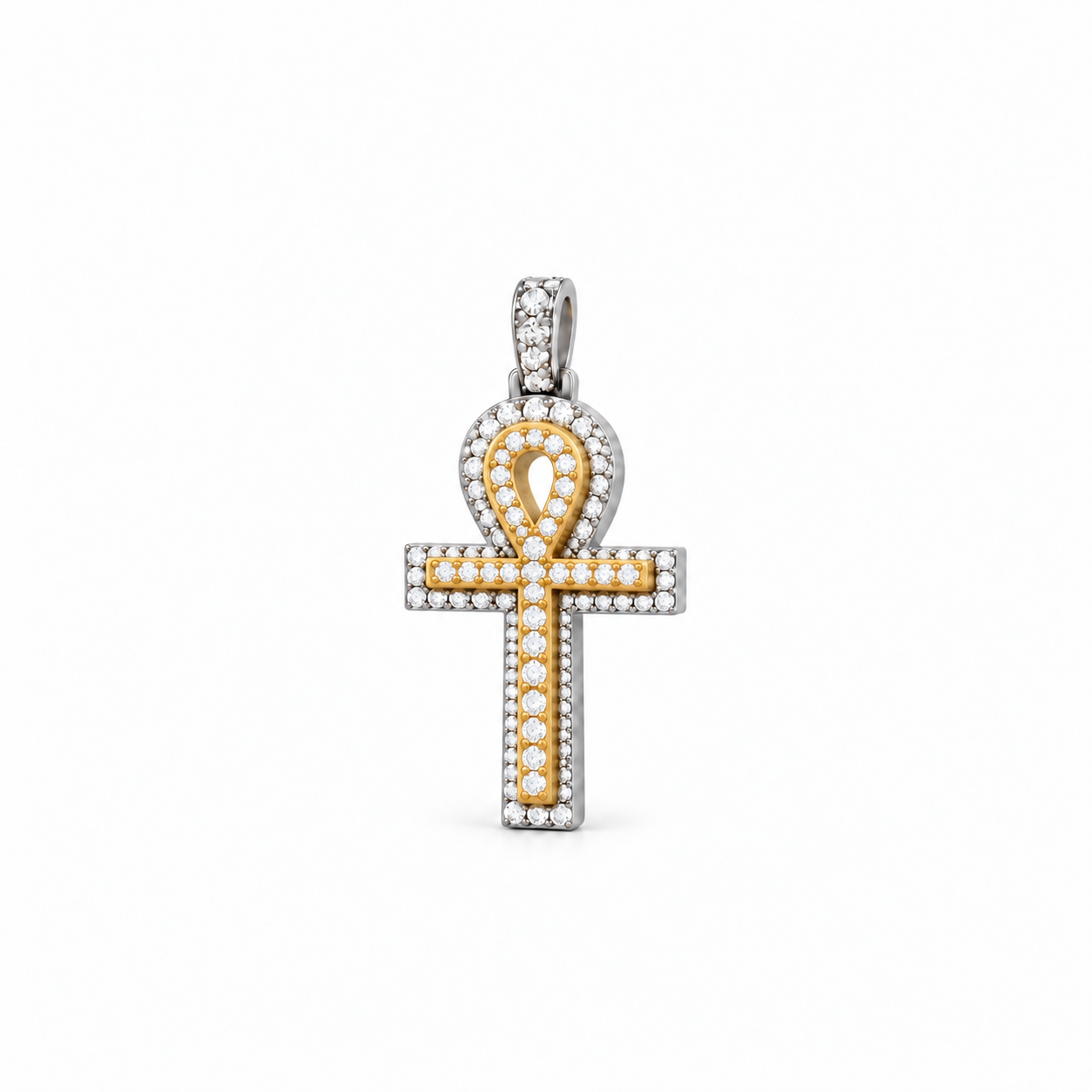 Ankh Double Layer Pendant