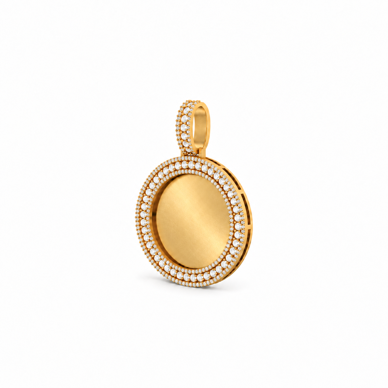 Trifecta Pavé Picture Pendant