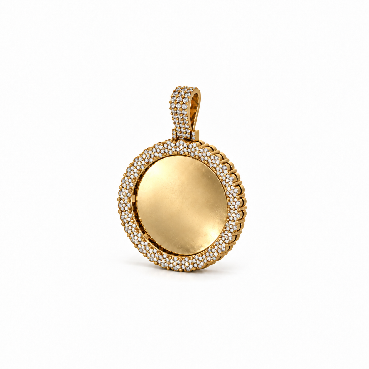 Flower Cluster Picture Pendant