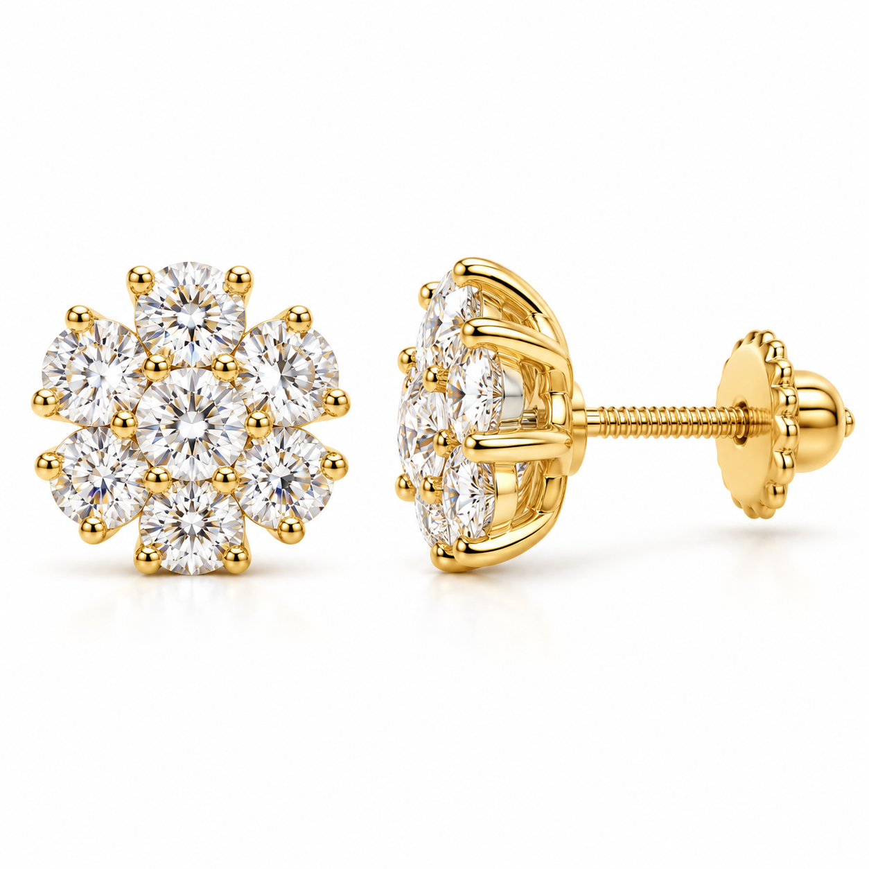 Flower Cluster Earrings