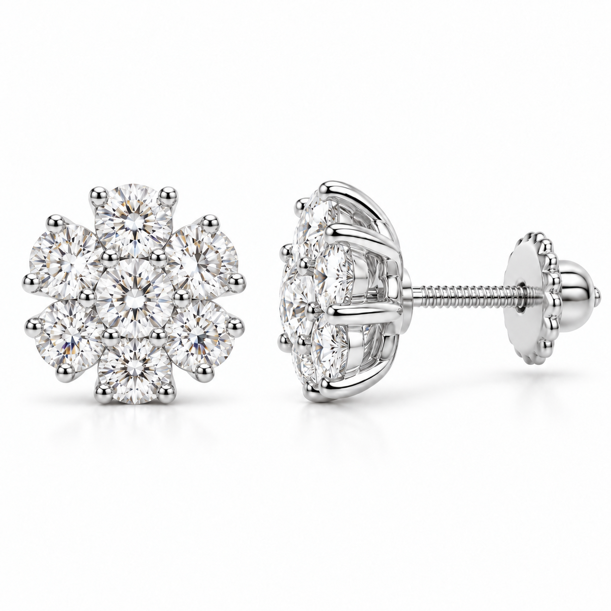 Flower Cluster Earrings