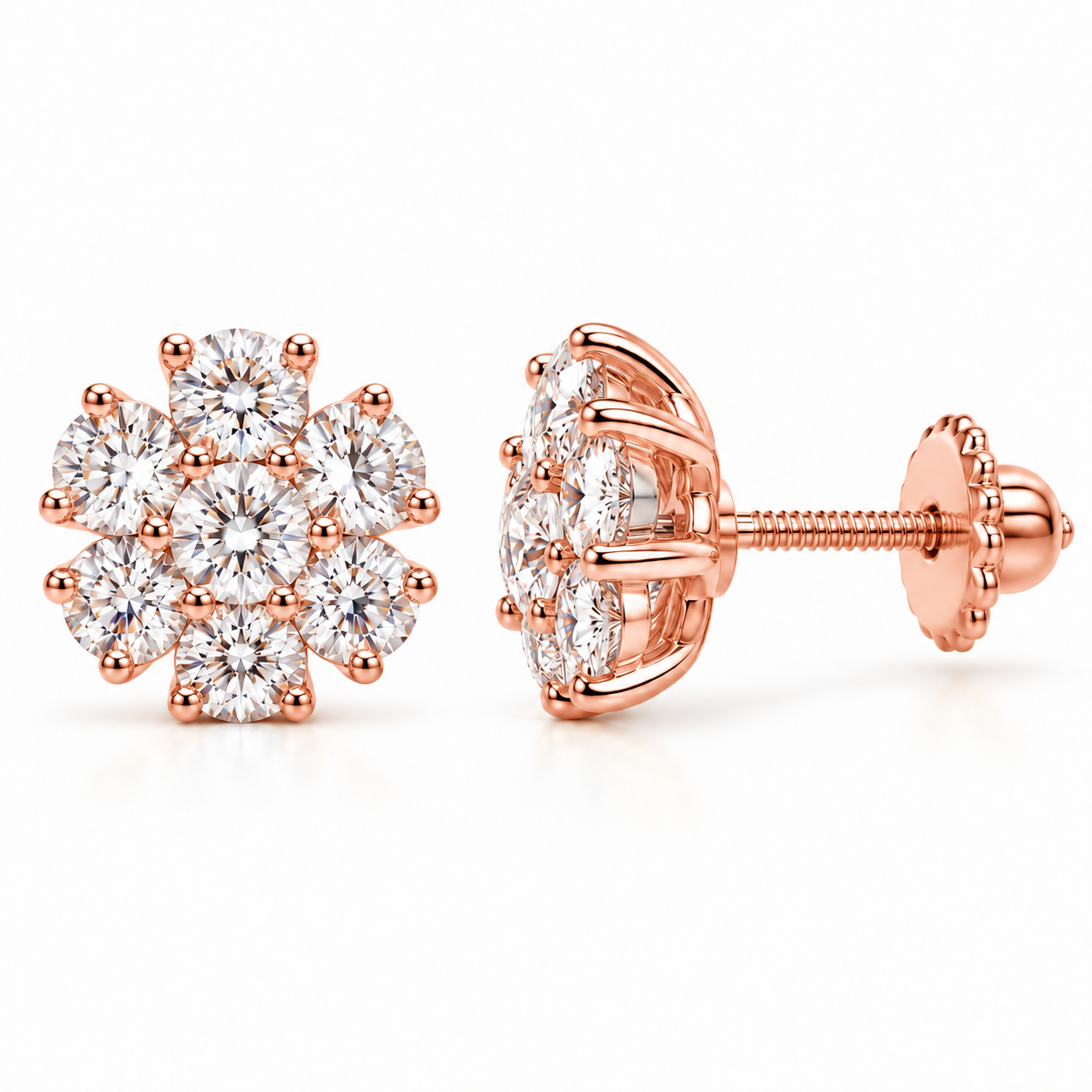 Flower Cluster Earrings