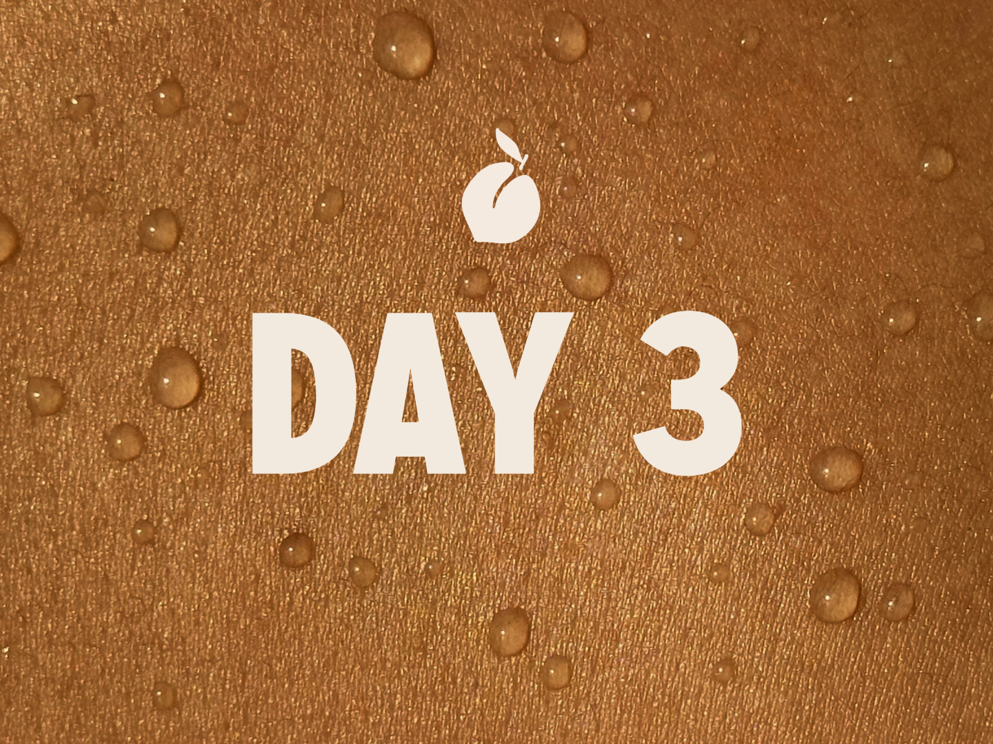 Day 3 of TheCheekyClean Lifestyle Detox Course — personal care ingredient swaps, close-up of skin texture and water droplets