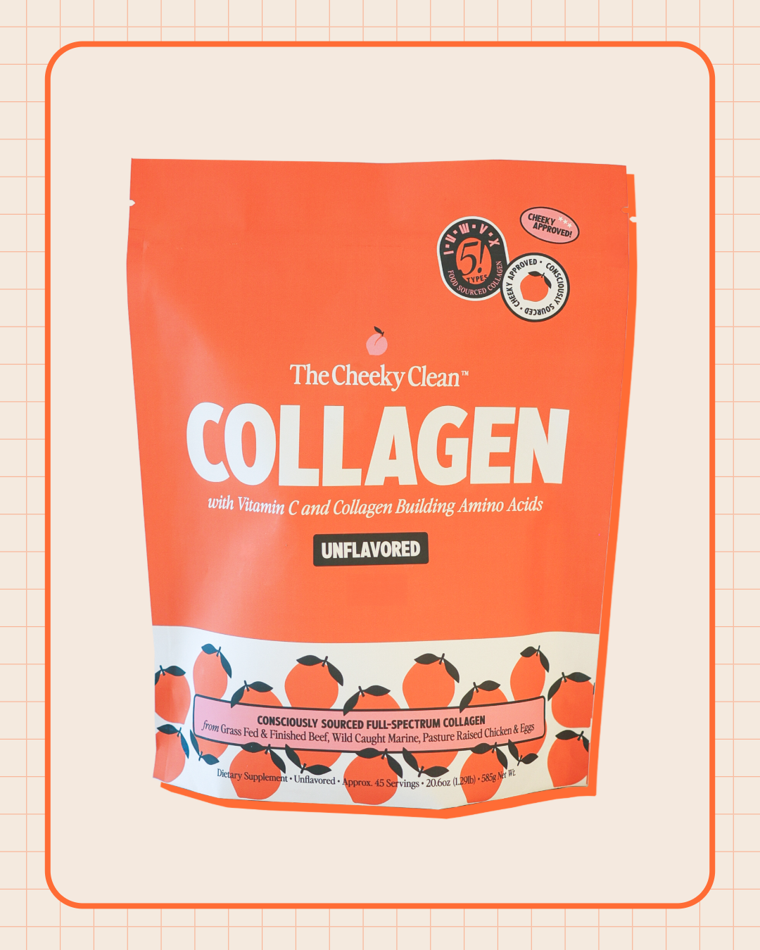 Collagen by TheCheekyClean packaging