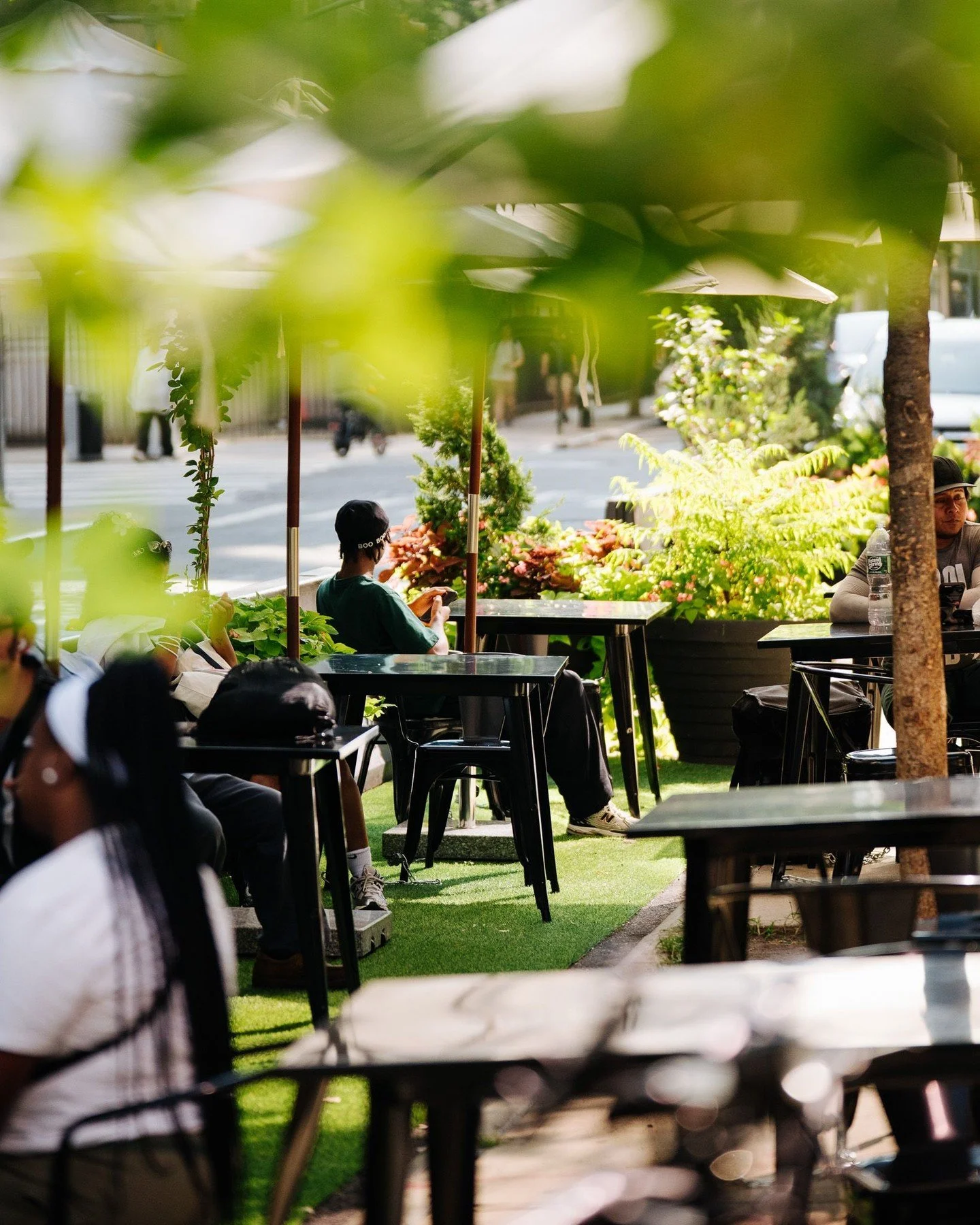 Whether inside or outside, take your break and relax at Essex Market.  We  recently debuted our outdoor seating area; So if you&rsquo;re in need of shade but still want to enjoy the summer weather,  grab some fresh food inside and sit out for as long