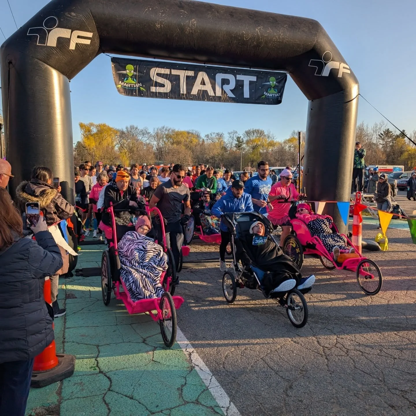 Another meaningful morning at the @rf.events Martian Races 5K in Dearborn.

We're proud to serve as an official charity partner, bringing powerful collaborations to life.

With @ainsleys_angels of SE Michigan and the @dbnschools_specialeducation depa
