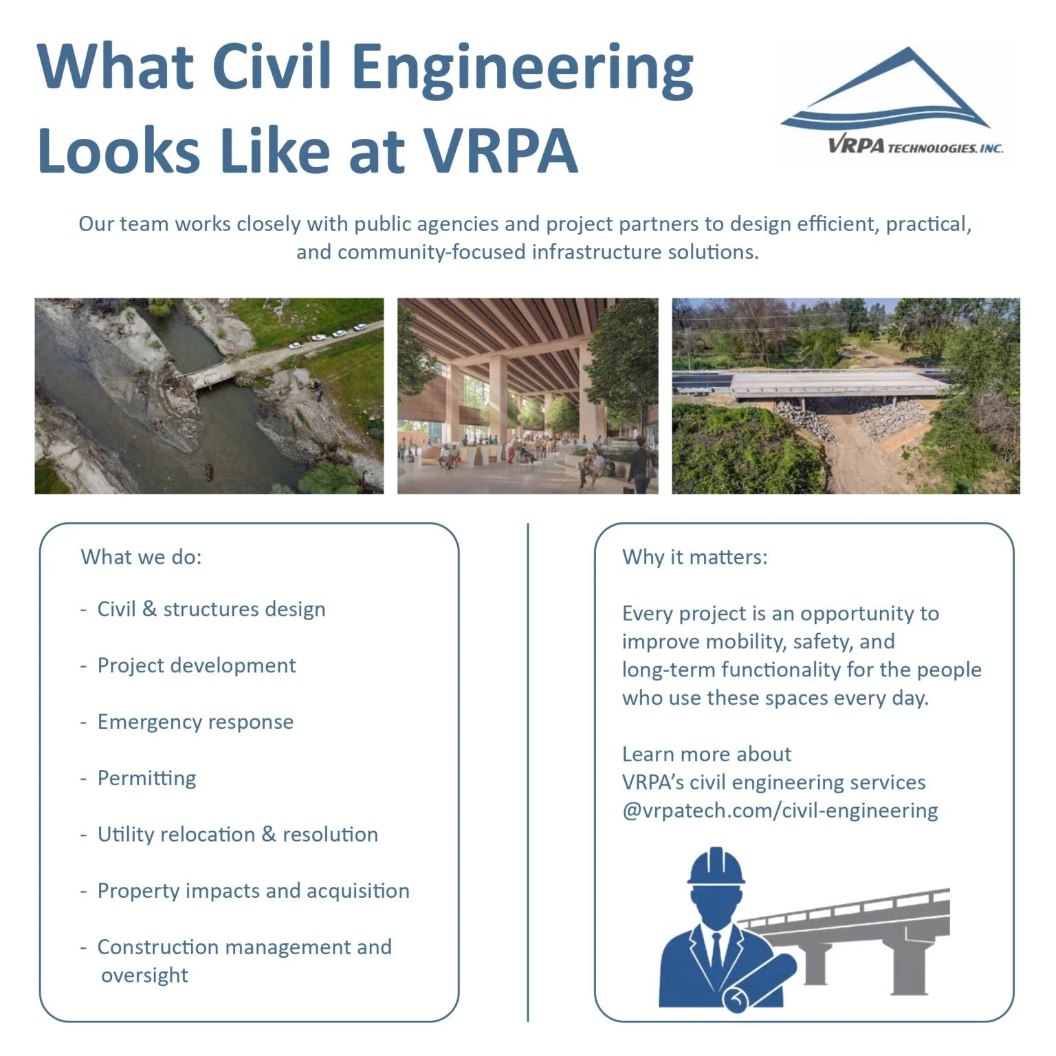 What Civil Engineering Looks Like at VRPA