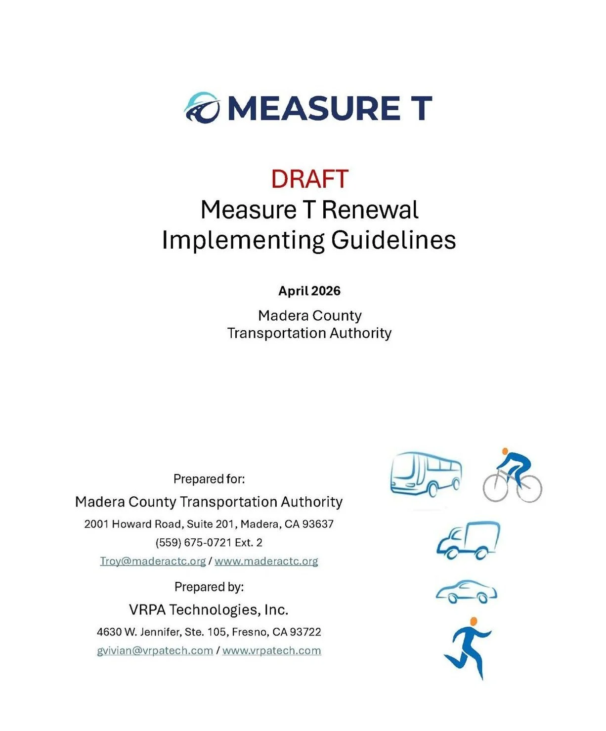 Draft Measure T Renewal Implementing Guidelines