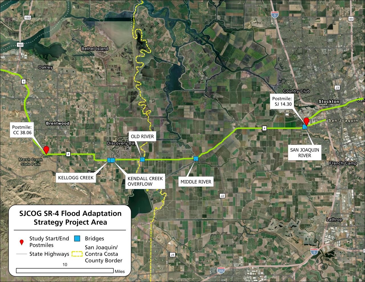 San Joaquin Council of Governments (SJCOG) Flood Adaptation Strategy for State Route 4