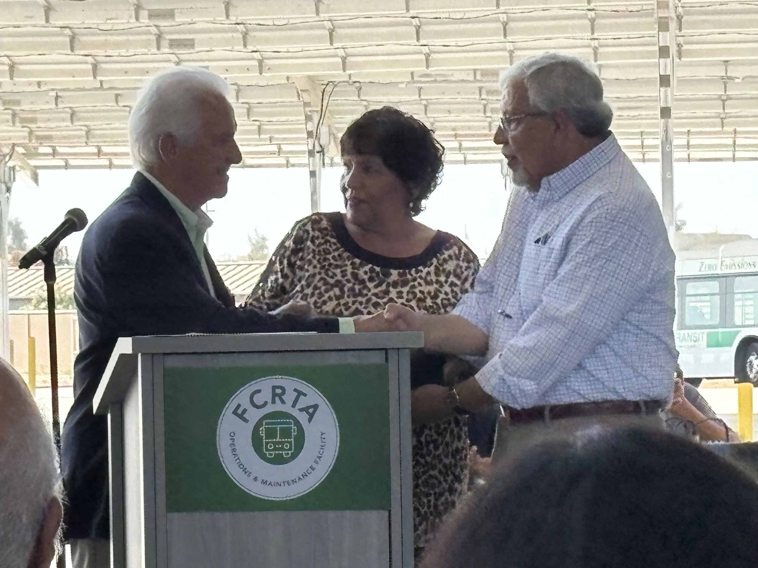 Transit Center Ribbon Cutting Ceremony