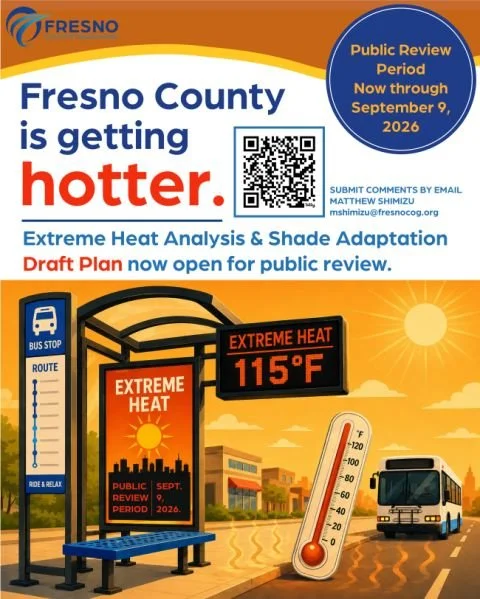 Draft Fresno County Extreme Heat Plan Available for Public Review