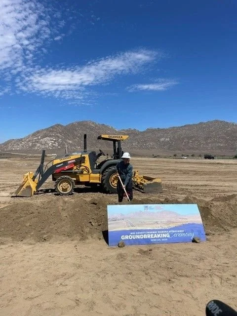 Groundbreaking ceremony for the Mid County Parkway Ramona Expressway Project