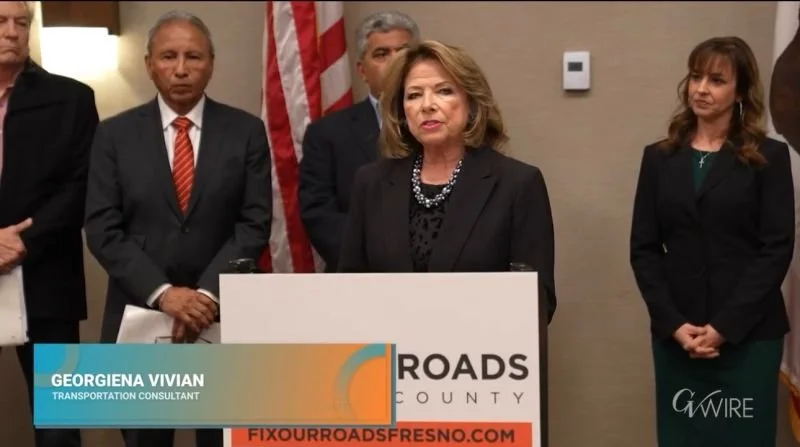 Fix Our Roads Fresno County Initiative press conference