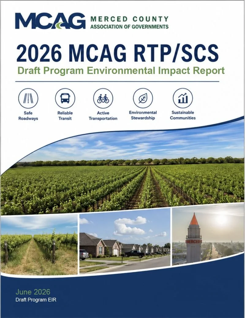 Cover Page for the MCAG 2026 RTP/SCS PEIR