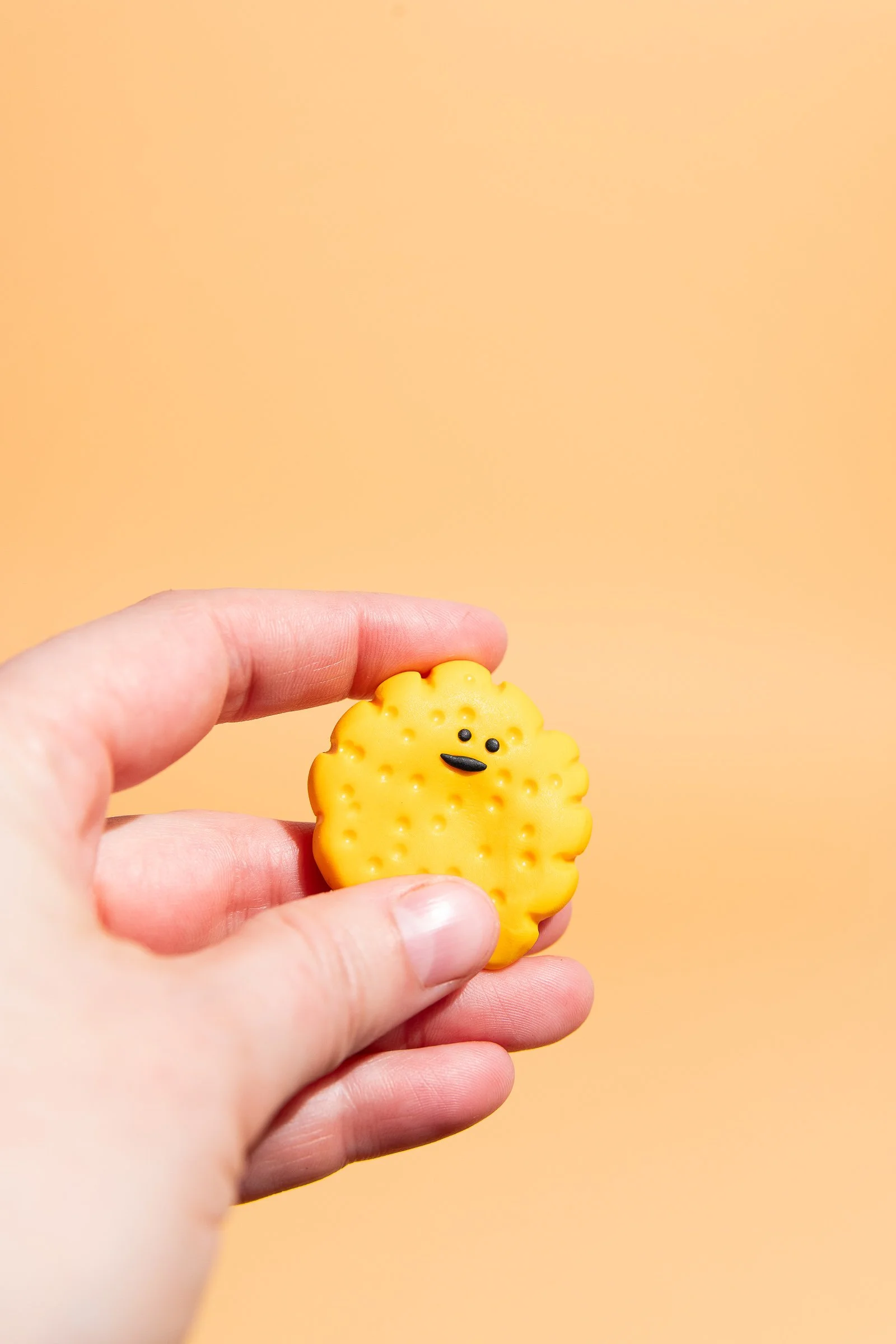 Handgefertigter Käse-Fidget Toy für neurodivergente Menschen