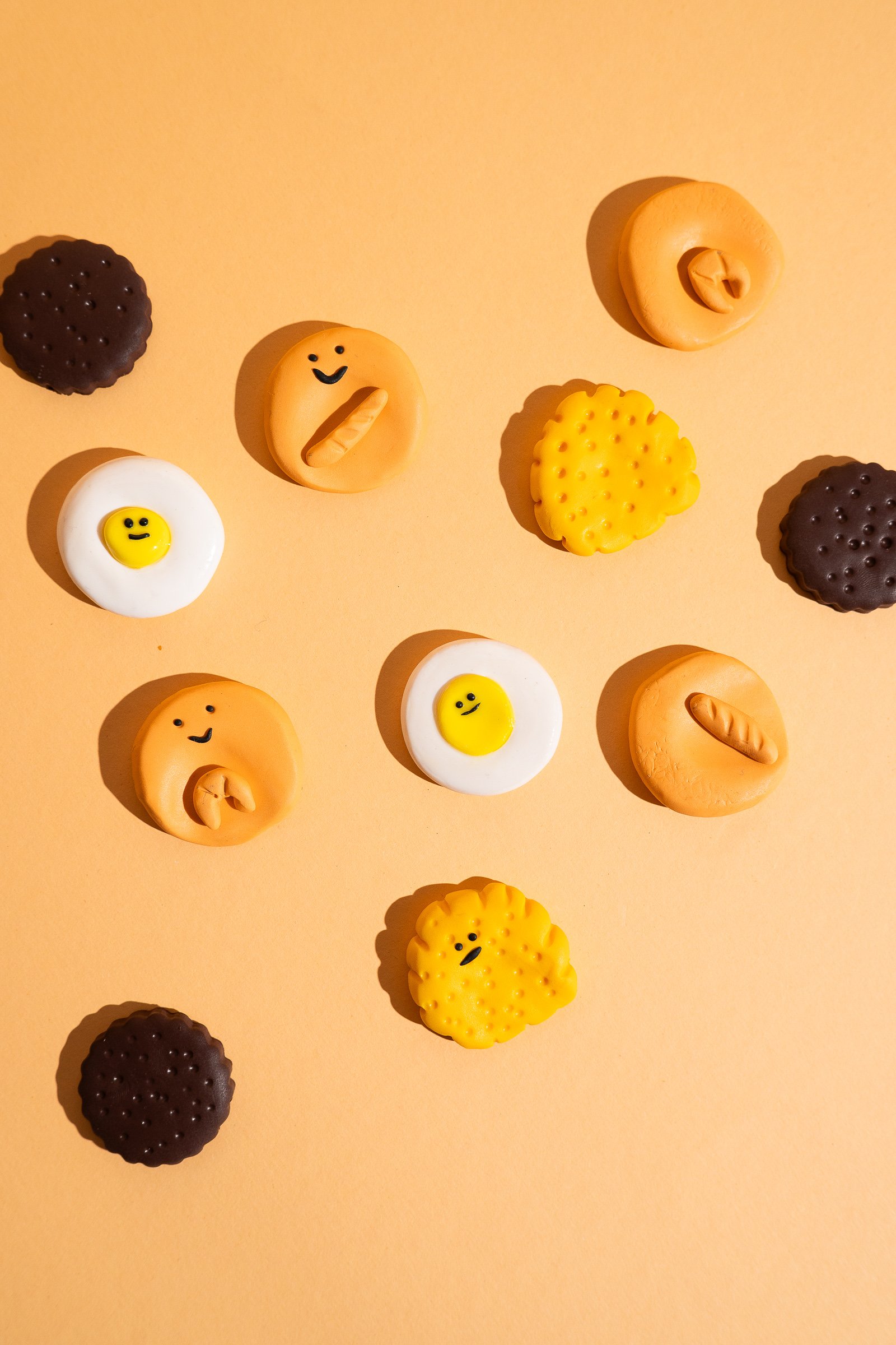 Croissant Fidget Toy – handgemacht für Autismus und Neurodivergenz