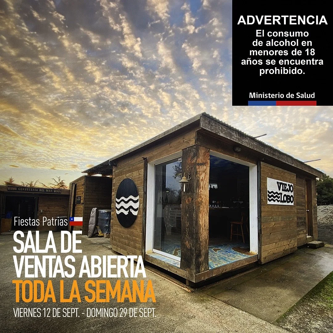 &iexcl;Fiestas Patrias se celebran con Viejo Lobo! 🇨🇱
Nuestra sala de ventas en Punta de Lobos estar&aacute; abierta toda la semana:

📅 Del 12 al 21 de septiembre
🕐 Lunes a s&aacute;bado: 11:00 &ndash; 19:00 hrs | Domingo: 11:00 &ndash; 17:00 hrs