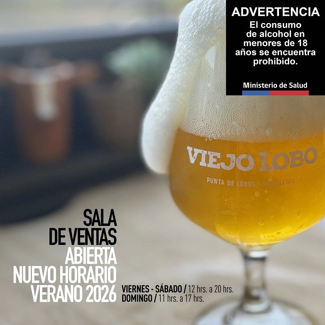 Ya estamos con nuevo Horario de Verano en nuestra Sala de Ventas!!! Ven por tus cervezas y conoce nuestra cervecer&iacute;a a pasos del mar 🌊 

📍Te espera en Punta de Lobos, Pichilemu.
🕣 Viernes - S&aacute;bado de 12 hrs. a 20 hrs. / Domingo 11 hr
