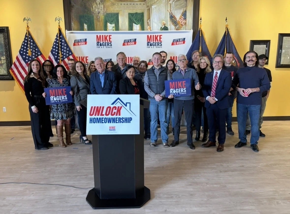 MIKE ROGERS ANNOUNCES FOUR-KEY PLAN TO UNLOCKING HOMEOWNERSHIP
