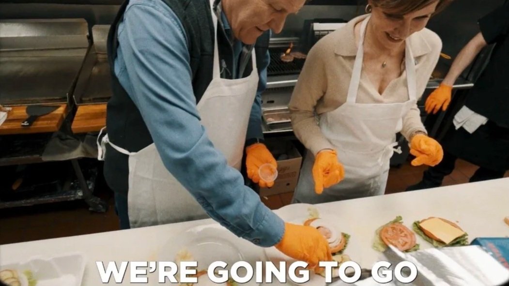 LET’S GET TO WORK: ROGERS COOKS IN REDFORD TOWNSHIP DINER, TALKS NO TAXES ON TIPS