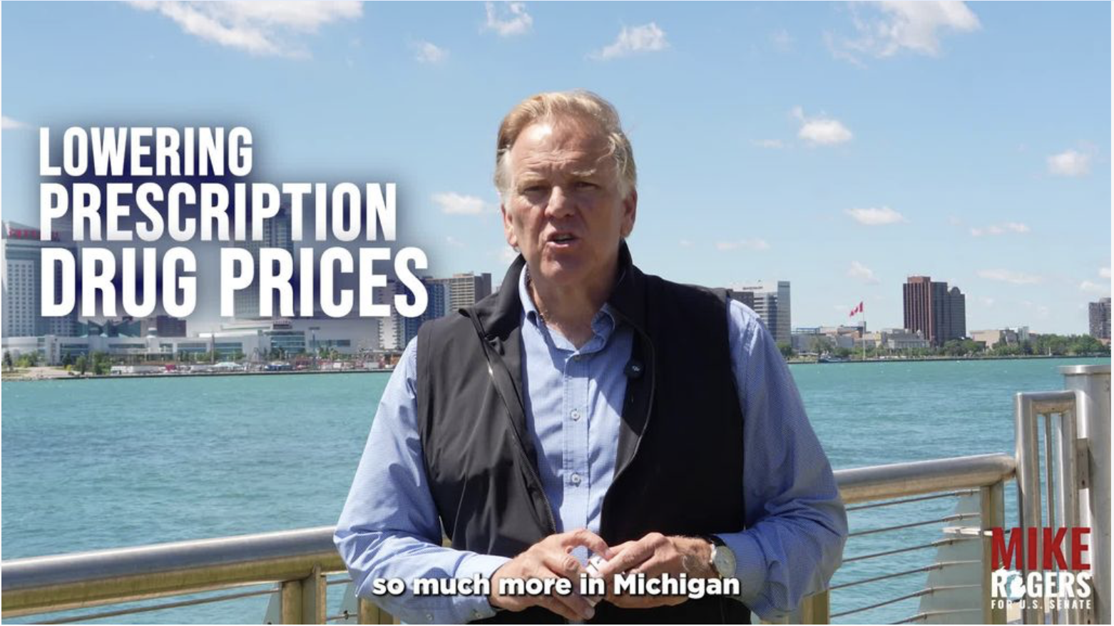 ROGERS RUNS SIX-FIGURE BUY ON LOWERING PRESCRIPTION DRUG PRICES