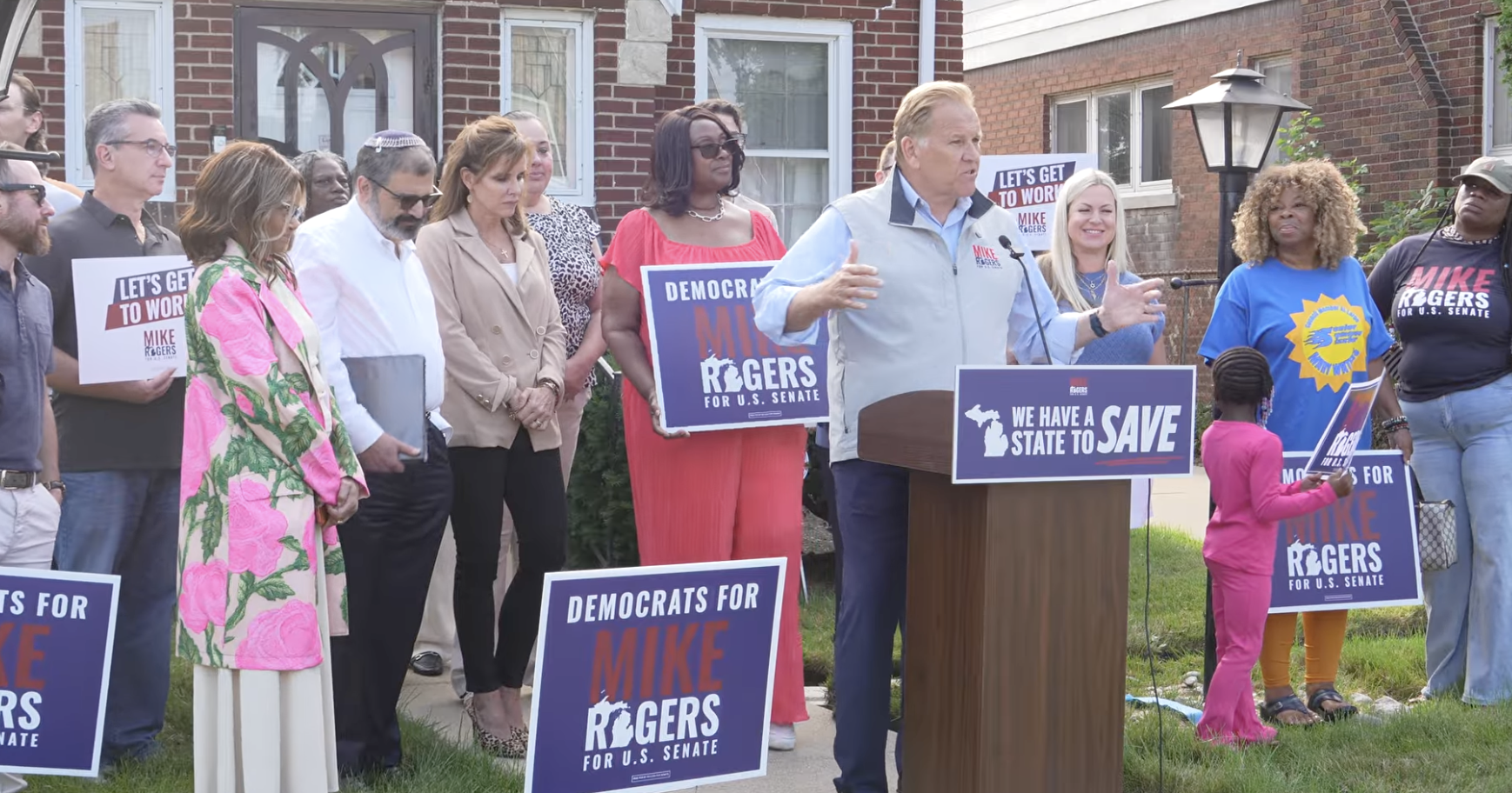 ROGERS ANNOUNCES NEW COALITION: DEMOCRATS FOR MIKE ROGERS