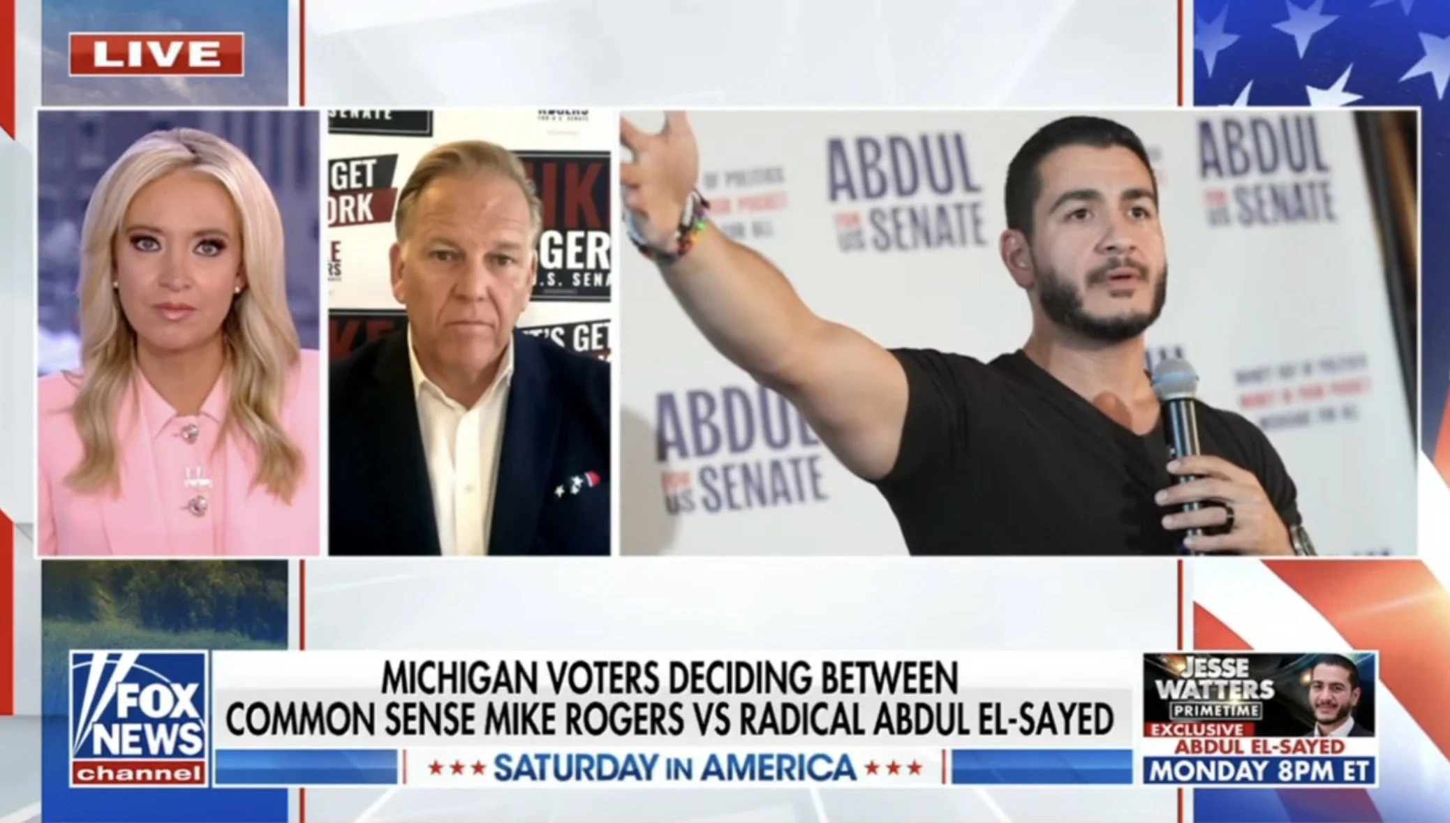 MIKE ROGERS ON FOX: ABDUL IS TOO EXTREME FOR MICHIGAN