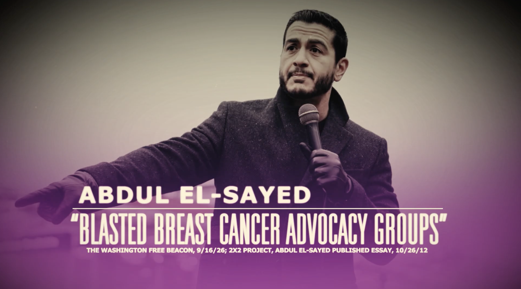 ROGERS LAUNCHES NEW AD BLASTING “DOCTOR” ABDUL FOR CALLING TO DEFUND BREAST CANCER RESEARCH