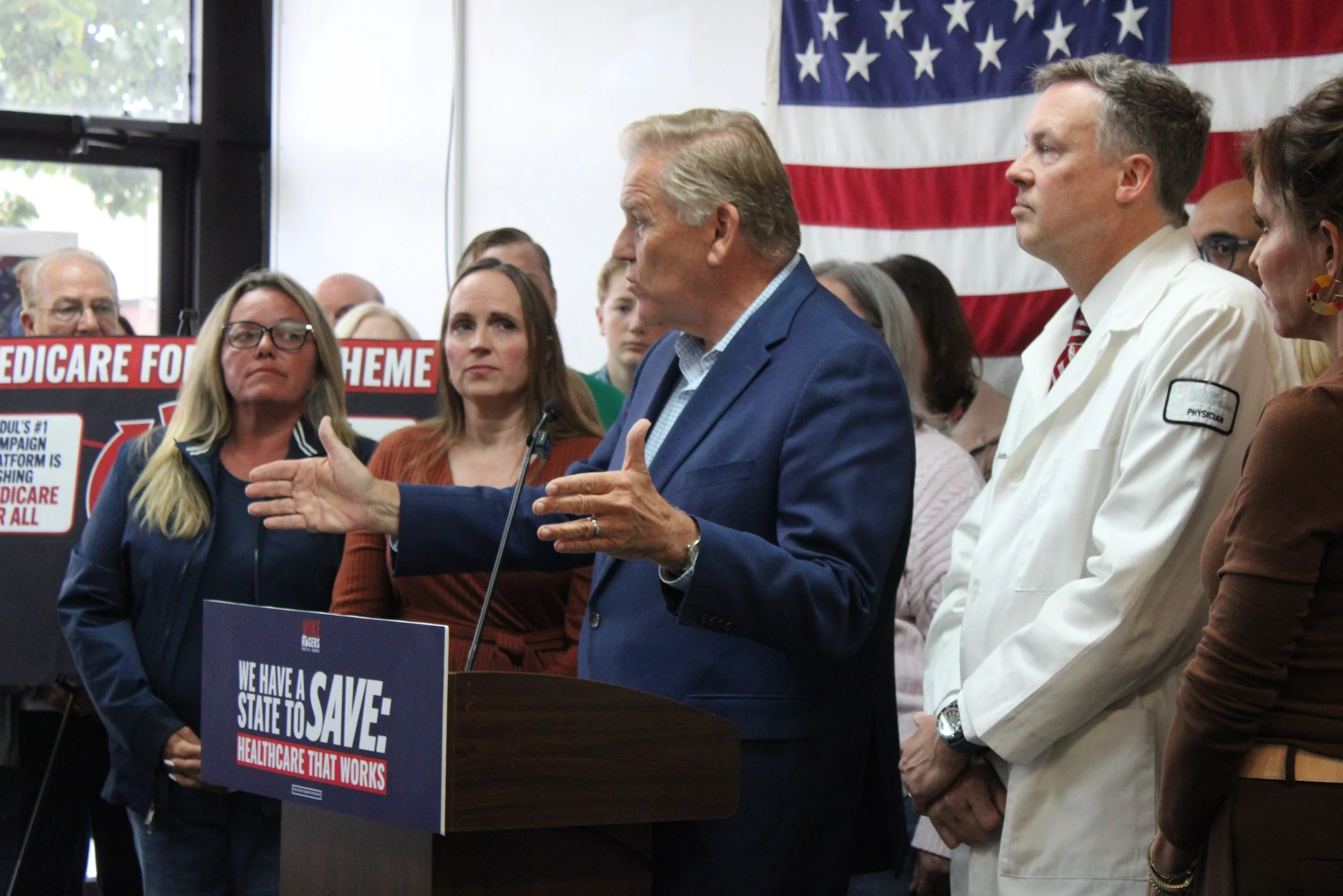 ROGERS TOUTS HEALTHCARE PLAN, EXPOSES ABDUL’S “MEDICARE FOR ALL” SCHEME