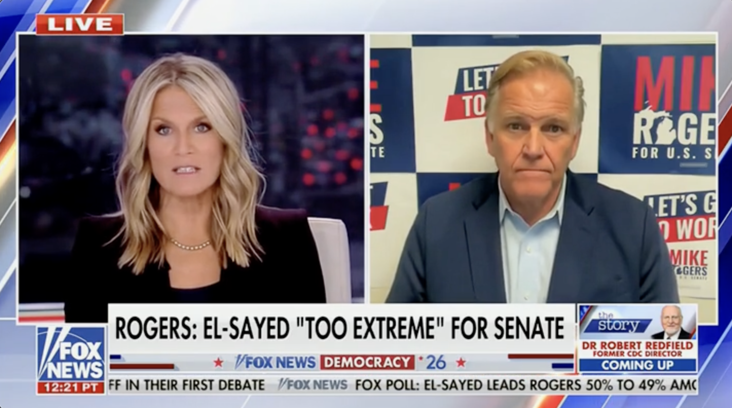 MIKE ROGERS ON FOX: I’VE NEVER SEEN A BIGGER HYPOCRITE IN MY LIFE