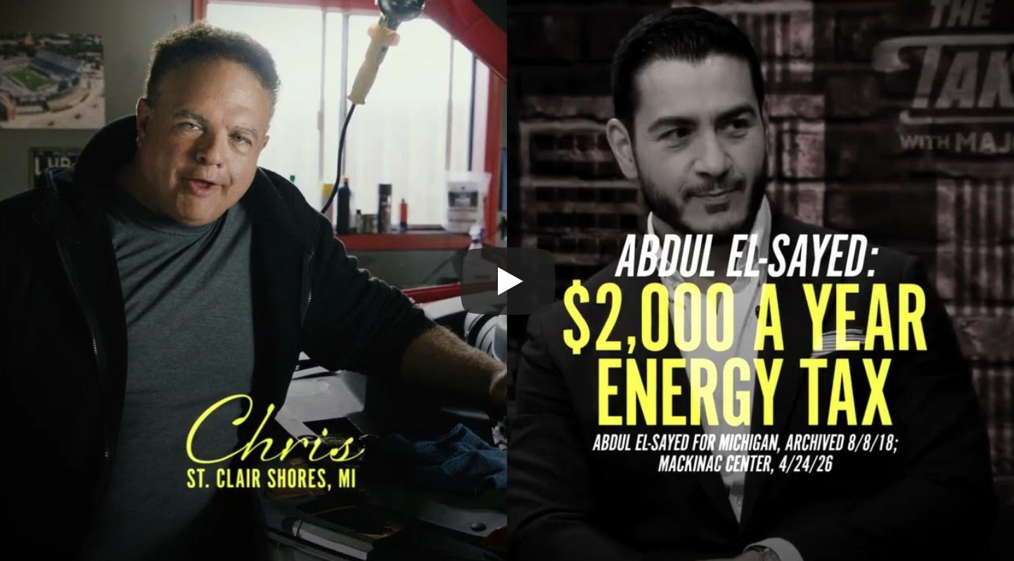 AD: MICHIGAN CAN’T AFFORD ABDUL EL-SAYED