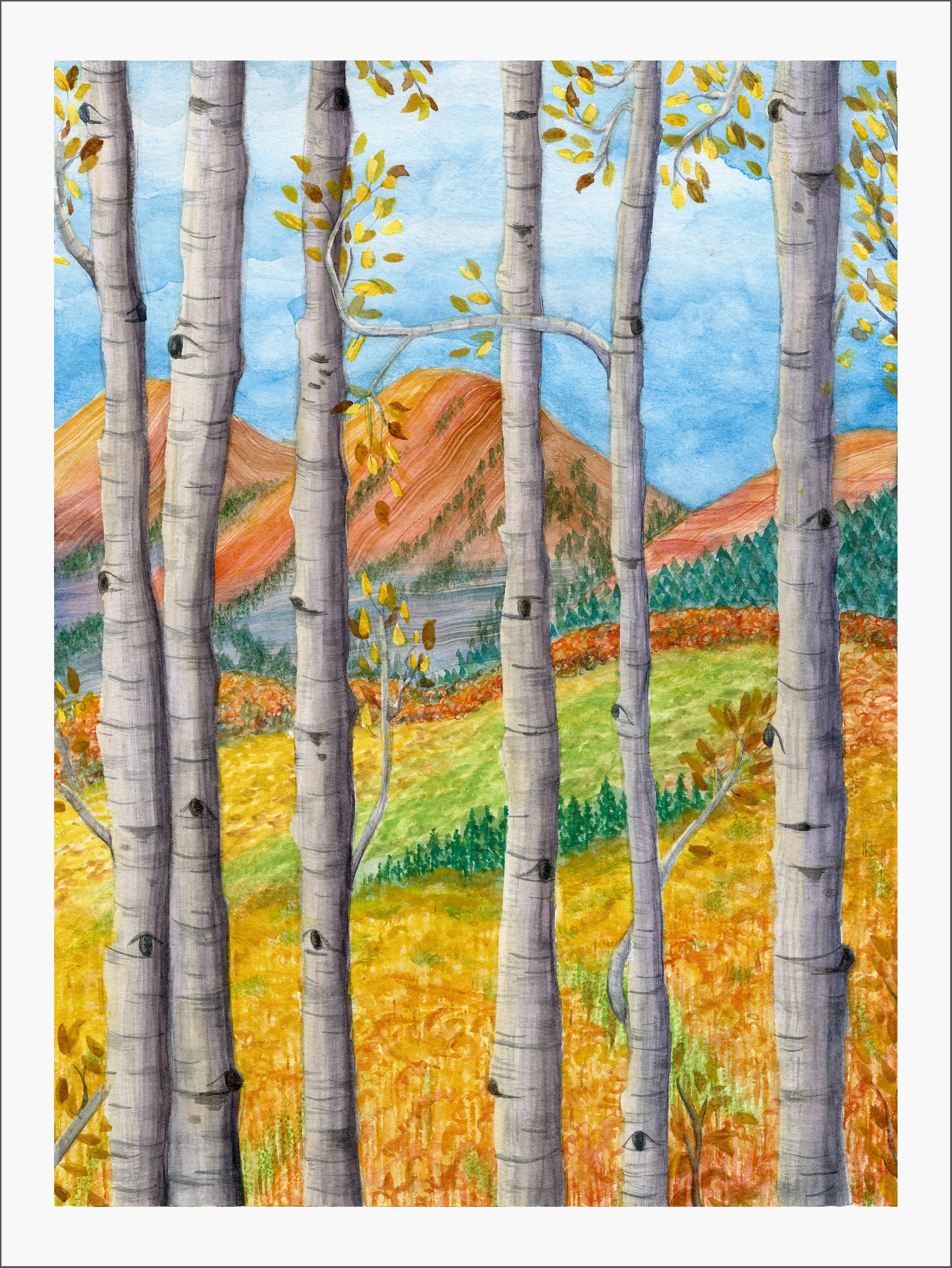 Through the Aspens