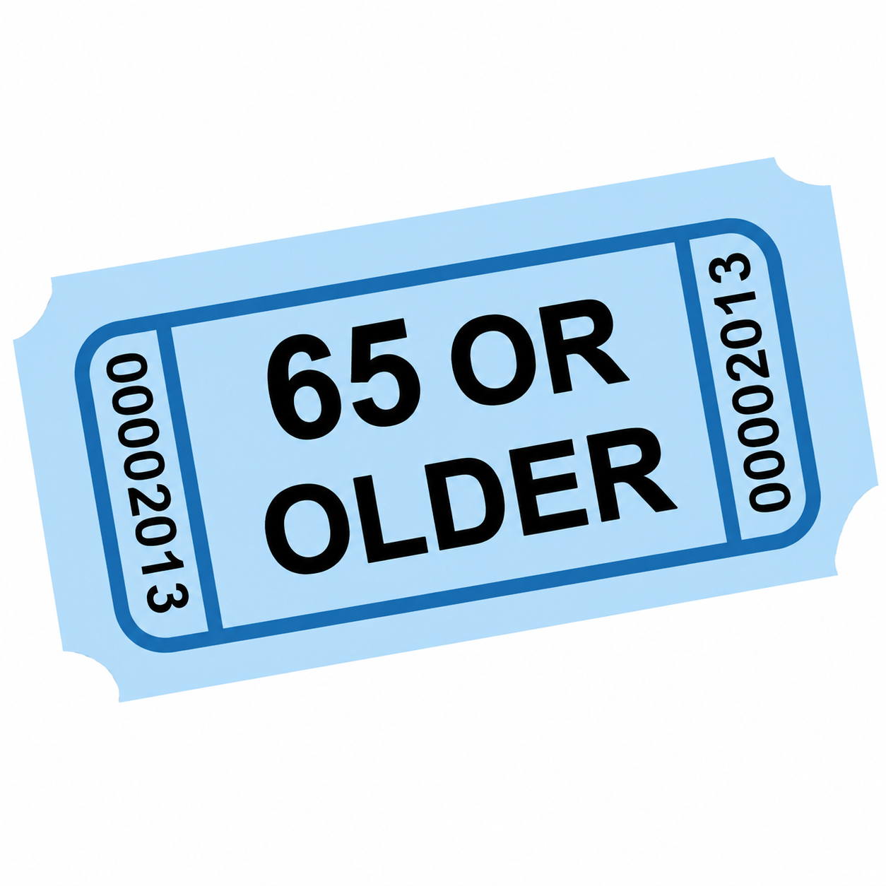 65+ Hall of Fame ticket