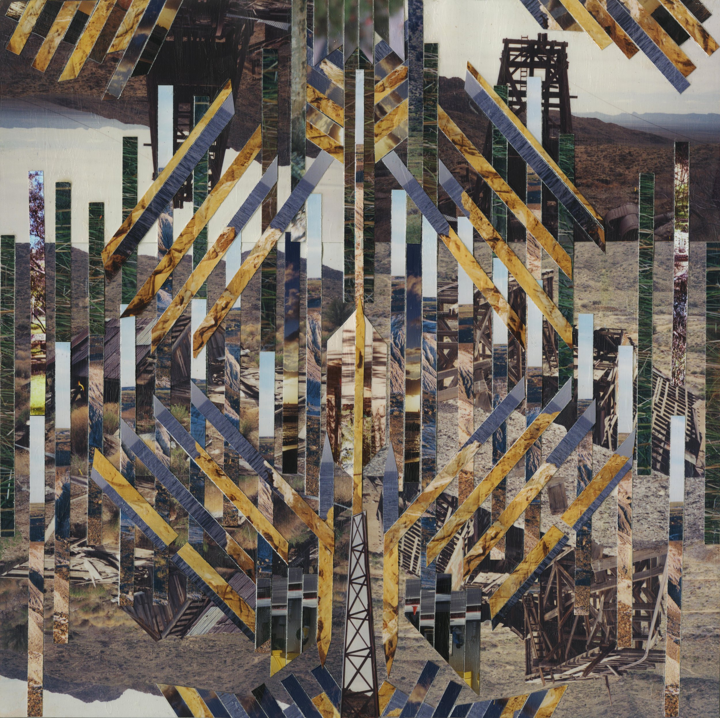 Disc Pasture 
12" x 12" 
$1790 (Framed)