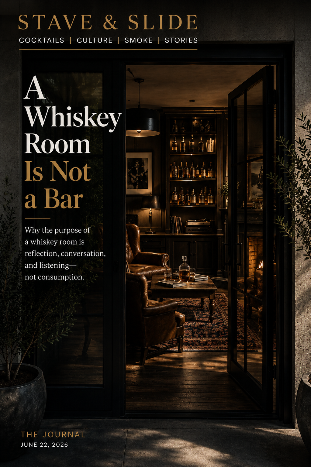 A Whiskey Room Is Not a Bar