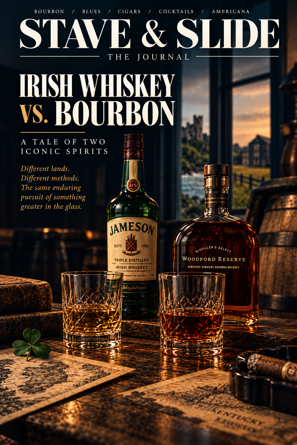 Irish Whiskey vs. Bourbon: A Tale of Two Iconic Spirits