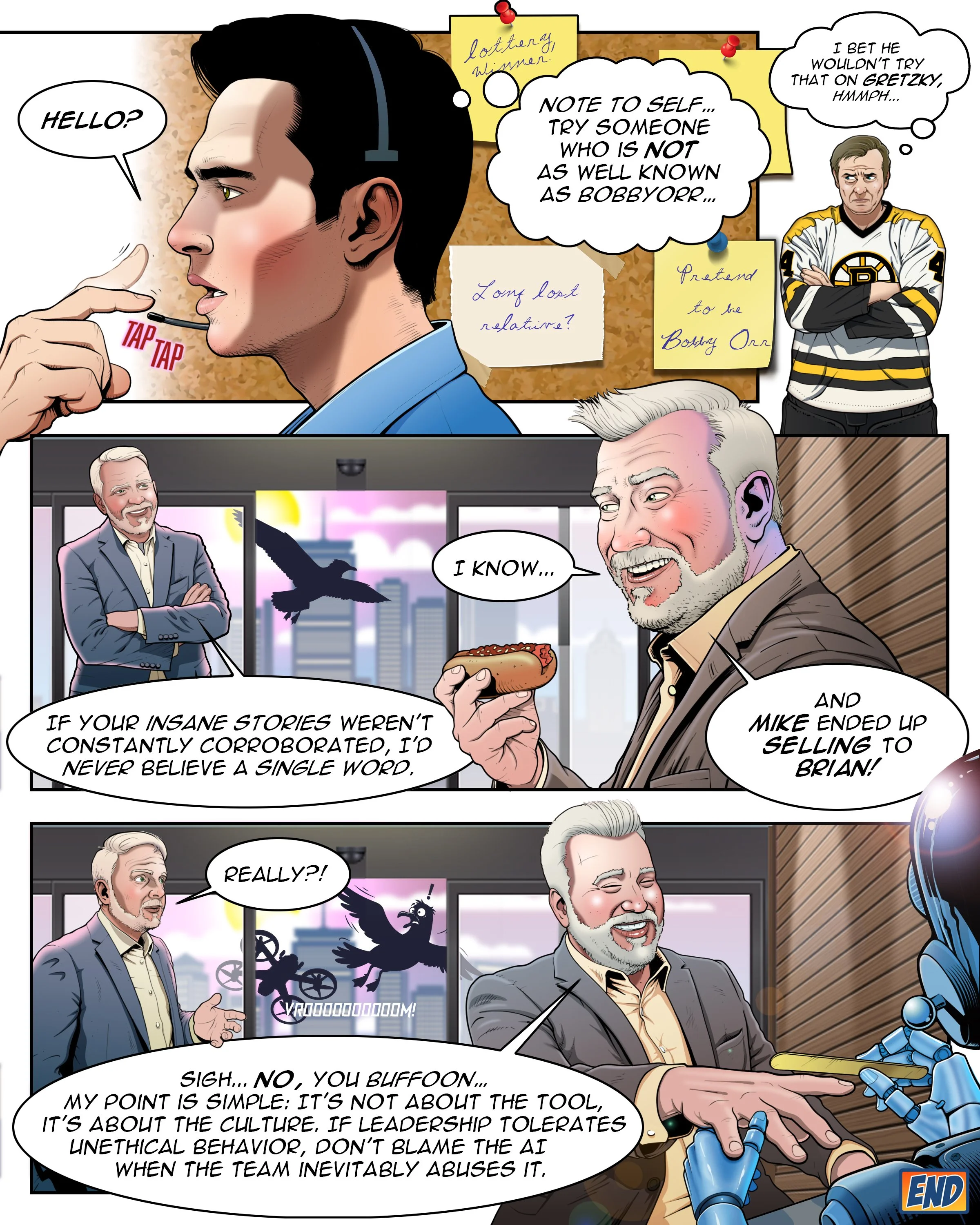In this episode of Graphic Sales Stories, a cold calling sales rep lies pretty badly. Peter points out that if a team doesn't act ethically, than they'll use AI unethically too.